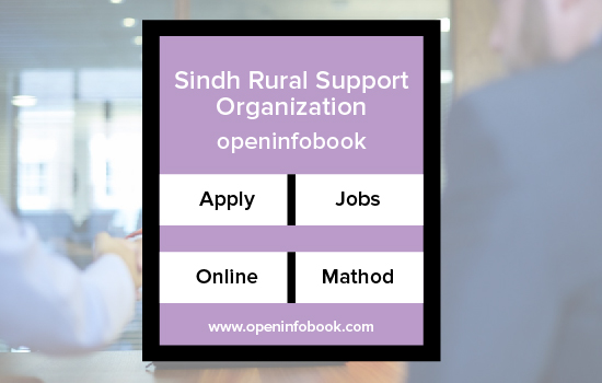 Sindh Rural Support Organization Jobs 2024
