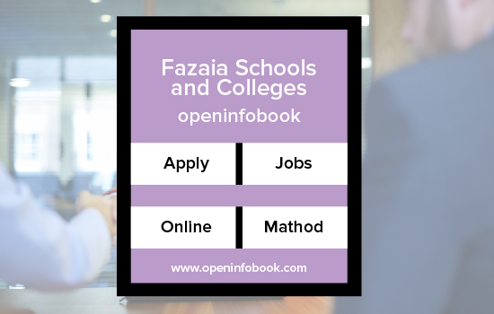 Fazaia Schools and Colleges Jobs 2024