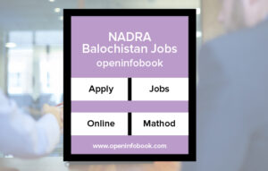 NADRA Balochistan Jobs 2024
